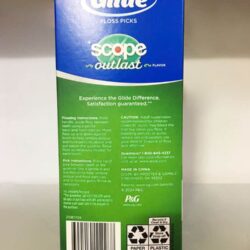 Tăm chỉ nha khoa Oral-B Glide Scope Outlast Floss Picks Mint 300 cái (150 cái x2 bịch) 11 tam chi nha khoa oral b glide scope outlast floss picks mint 300 cai 150 cai x2 bich 091024 kc