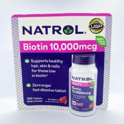 Viên ngậm hỗ trợ mọc tóc và chống rụng tóc Natrol Biotin Beauty 10,000mcg Fast Dissolve 250 viên 5 vien ngam ho tro moc toc va chong rung toc natrol biotin beauty 10000mcg fast dissolve 250 vien 271025 ka
