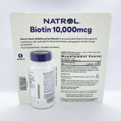 Viên ngậm hỗ trợ mọc tóc và chống rụng tóc Natrol Biotin Beauty 10,000mcg Fast Dissolve 250 viên 6 vien ngam ho tro moc toc va chong rung toc natrol biotin beauty 10000mcg fast dissolve 250 vien 271025 kb