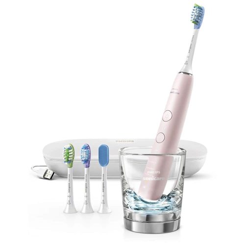 Bàn chải đánh răng điện Philips Sonicare DiamondClean Smart Electric Pink 9500 10 ban chai danh rang dien philips sonicare diamondclean smart electric pink 9500 011124 kc