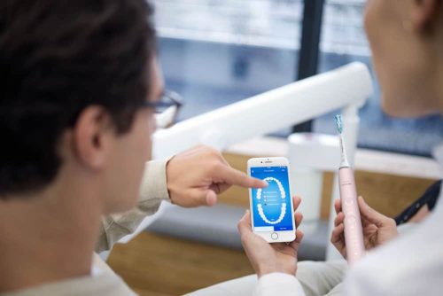 Bàn chải đánh răng điện Philips Sonicare DiamondClean Smart Electric Pink 9500 14 ban chai danh rang dien philips sonicare diamondclean smart electric pink 9500 011124 kg