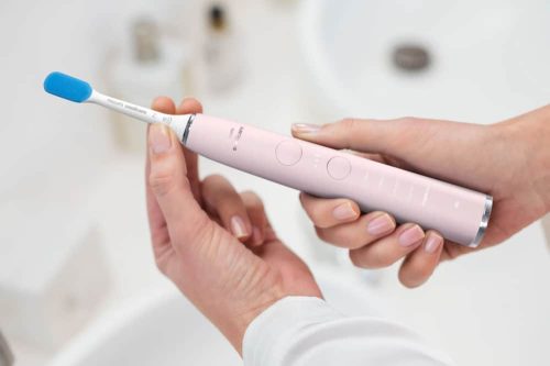 Bàn chải đánh răng điện Philips Sonicare DiamondClean Smart Electric Pink 9500 12 ban chai danh rang dien philips sonicare diamondclean smart electric pink 9500 011124 kh