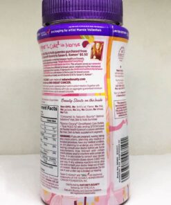 keo deo lam dep da mong va toc natures bounty advanced hair skin nails gummies 80 vien 080125 kd