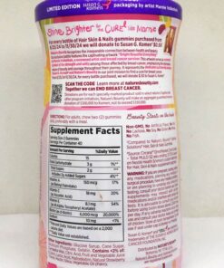 keo deo lam dep da mong va toc natures bounty advanced hair skin nails gummies 80 vien 080125 kj