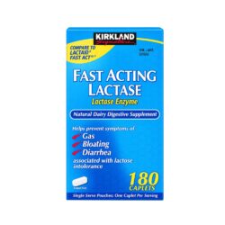 Viên uống hỗ trợ tiêu hóa Kirkland Signature Fast Acting Lactase 180 Caplets