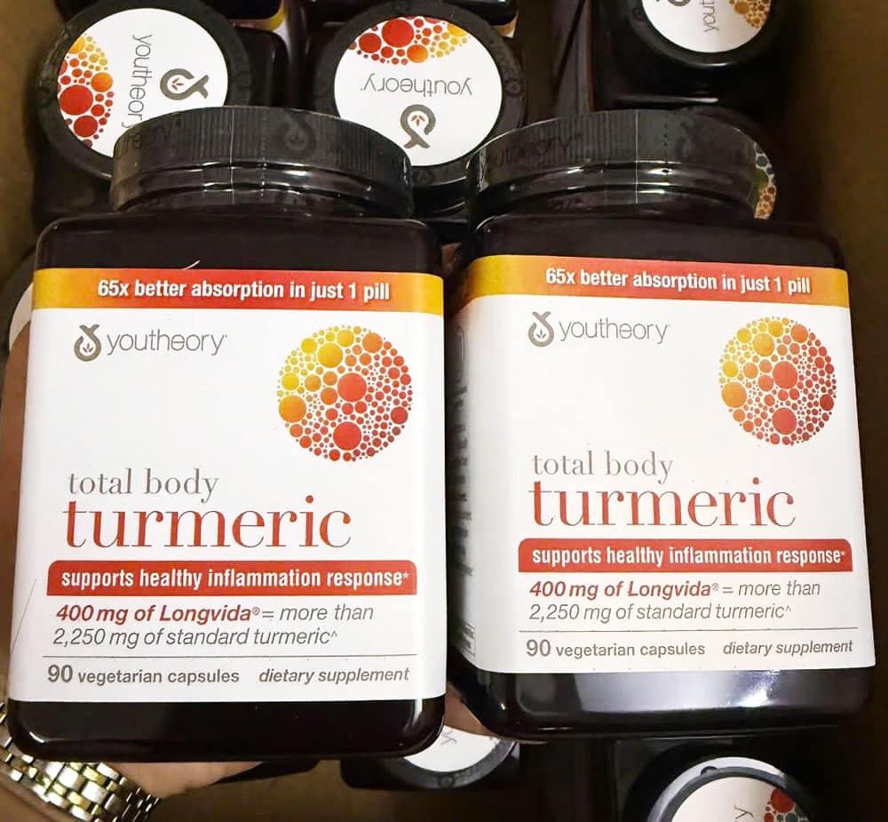 Viên uống tinh chất nghệ Youtheory Total Body Turmeric 2250mg 90 Capsules - Ảnh 2