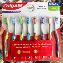 Bàn chải đánh răng Colgate Total Advanced Whitening Soft Whole Mouth Clean 8 cái 4 ban chai danh rang colgate total advanced whitening soft whole mouth clean 8 cai 240925 ka