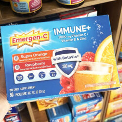 Bột sủi C tăng đề kháng Emergen-C Immune Plus Vitamin D Zinc 90 gói (2 vị: Orange, Raspberry) 7 bot sui c tang de khang emergen c immune plus vitamin d zinc 90 goi 2 vi orange raspberry 091224 ka