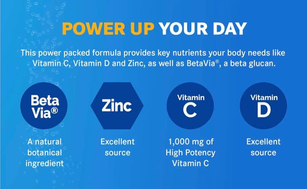 Bột sủi C tăng đề kháng Emergen-C Immune Plus Vitamin D Zinc 90 gói (2 vị: Orange, Raspberry) 12 bot sui c tang de khang emergen c immune plus vitamin d zinc 90 goi 2 vi orange raspberry 091224 kc