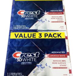 Kem đánh răng Crest 3D White Advanced Glamorous White 93g x3 tuýp 5 kem danh rang crest 3d white advanced glamorous white 93g x3 tuyp 141224 ka