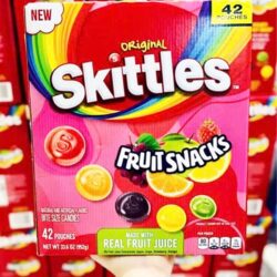 Kẹo trái cây Skittles Original Fruit Snacks 952g Hộp 42 gói 11 keo trai cay skittles original fruit snacks 952g hop 42 goi 271224 ka