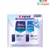 Set miếng dán trắng răng Crest 3D Whitestrips Professional Transformation 40 miếng +Monthly Brightener 20 miếng