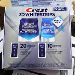 Set miếng dán trắng răng Crest 3D Whitestrips Professional Transformation 40 miếng +Monthly Brightener 20 miếng 7 set mieng dan trang rang crest 3d whitestrips professional effects advanced 40 mieng monthly express 20 mieng 210525 ka