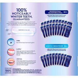 Set miếng dán trắng răng Crest 3D Whitestrips Professional Transformation 40 miếng +Monthly Brightener 20 miếng 8 set mieng dan trang rang crest 3d whitestrips professional effects advanced 40 mieng monthly express 20 mieng 210525 kb