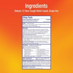 siro ho delsym 12 hour cough relief day or night 148ml cho nguoi lon va tre em 4 vi nho 151224 kd