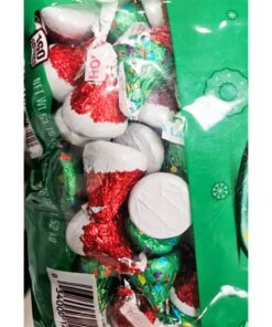socola kisses noel hersheys kisses milk chocolate santa hat kissmas tree 152kg 131224 kb