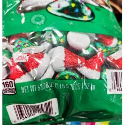 socola kisses noel hersheys kisses milk chocolate santa hat kissmas tree 152kg 131224 kc