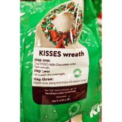 socola kisses noel hersheys kisses milk chocolate santa hat kissmas tree 152kg 131224 kd