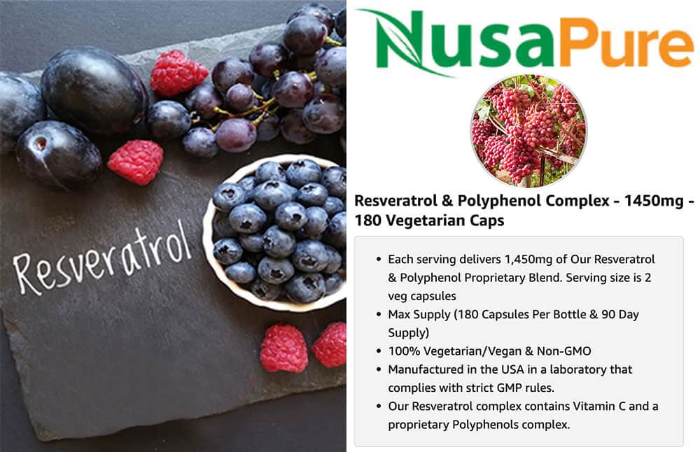 Viên uống chống lão hóa NusaPure Resveratrol & Polyphenol Complex 1450mg 180 Capsules 8 vien uong chong lao hoa nusapure resveratrol polyphenol complex 1450mg 180 capsules 181224 kff