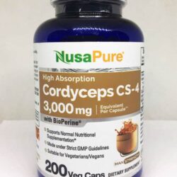 Viên uống đông trùng hạ thảo NusaPure Cordyceps CS-4 3000mg 200 viên 10 vien uong dong trung ha thao nusapure cordyceps cs 4 3000mg 200 vien 110325 ka