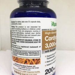 Viên uống đông trùng hạ thảo NusaPure Cordyceps CS-4 3000mg 200 viên 13 vien uong dong trung ha thao nusapure cordyceps cs 4 3000mg 200 vien 110325 kd