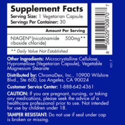 Viên uống hỗ trợ tăng NAD+ Tru Niagen Pro 500mg 30 Capsules 12 vien uong ho tro tang nad tru niagen pro 500mg 30 capsules 100125 ke