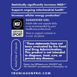 Viên uống hỗ trợ tăng NAD+ Tru Niagen Pro 500mg 30 Capsules 13 vien uong ho tro tang nad tru niagen pro 500mg 30 capsules 100125 kf