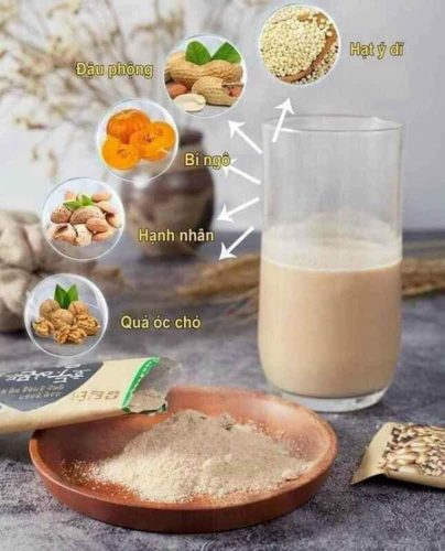 Bột ngũ cốc Damtuh Hàn Quốc 18g x50 gói (Hộp 900g) 11 bot ngu coc damtuh han quoc 18g x50 goi hop 900g 250225 kd