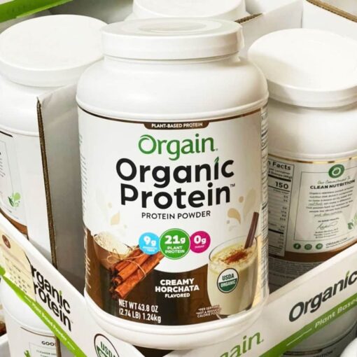 bot protein huu co orgain organic protein 124kg huong creamy horchata 130225 ka