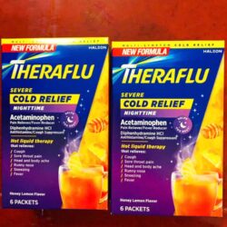 Hỗ trợ cảm ban đêm Theraflu Nighttime Severe Cold Relief Honey Lemon 6 gói 7 ho tro cam ban dem theraflu nighttime severe cold relief honey lemon 6 goi 070225 ka