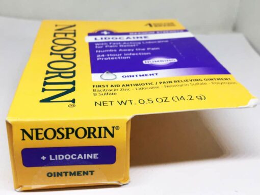 kem mo khang viem xoa diu nhanh neosporin lidocaine ointment 142g 190225 ke