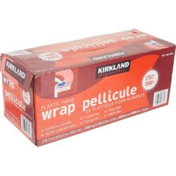 Màng bọc thực phẩm Kirkland Signature Plastic Food Wrap Pellicule 9114.4m x 30.5cm 7 mang boc thuc pham kirkland signature plastic food wrap pellicule 91144m x 305cm 210225 ka