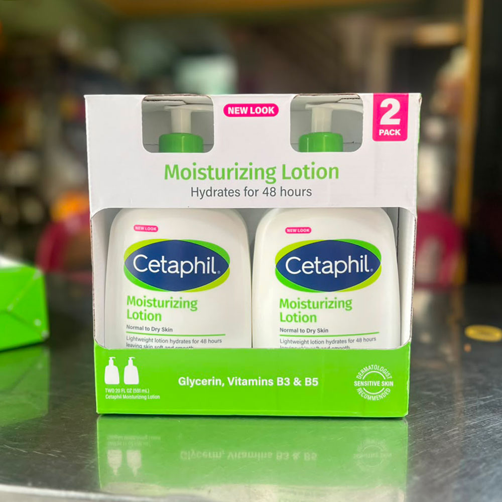 Sữa dưỡng ẩm toàn thân Cetaphil Moisturizing Lotion Body & Face 591ml x2 - Ảnh 2