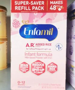 sua enfamil cho be hay non tro tu 0 12 thang enfamil ar infant formula hop giay 862g 210225 ka