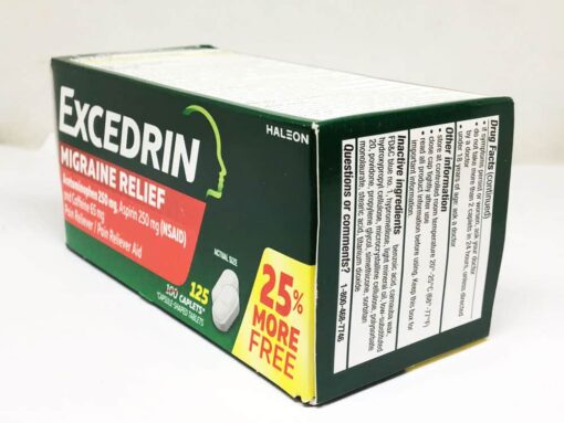 vien uong ho tro chung dau nua dau excedrin migraine 125 vien 210225 kc