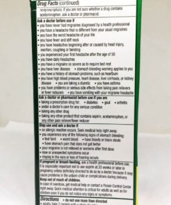 vien uong ho tro chung dau nua dau excedrin migraine 125 vien 210225 ke