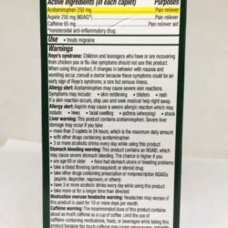 Viên uống hỗ trợ chứng đau nửa đầu Excedrin Migraine 125 viên 15 vien uong ho tro chung dau nua dau excedrin migraine 125 vien 210225 kf