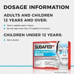 Viên uống thông mũi Sudafed PE Head Congestion + Mucus Non-Drowsy 24 Tablets 9 vien uong thong mui sudafed pe head congestion mucus non drowsy 24 tablets 100225 kd