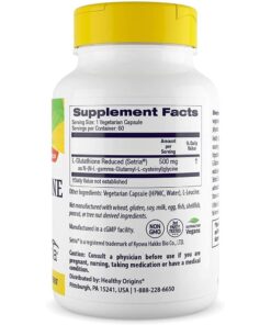vien uong trang da noi sinh healthy origins l glutathione reduced 500mg 60 capsules 190225 kc