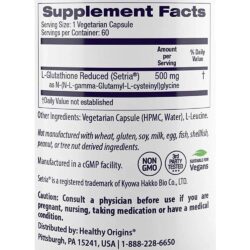 vien uong trang da noi sinh healthy origins l glutathione reduced 500mg 60 capsules 190225 ke