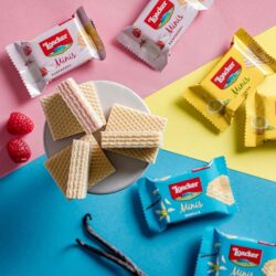 Bánh xốp nhân kem Loacker Minis (Lemon, Vanilla, Raspberry Yogurt) 80 Pieces 11 banh xop nhan kem loacker minis lemon vanilla raspberry yogurt 80 pieces 130325 kd