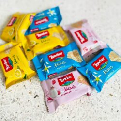 Bánh xốp nhân kem Loacker Minis (Lemon, Vanilla, Raspberry Yogurt) 80 Pieces 13 banh xop nhan kem loacker minis lemon vanilla raspberry yogurt 80 pieces 130325 kf