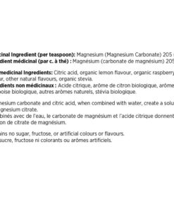 bot bo sung magie natural calm magnesium powder raspberry lemon 567g 060325 kc