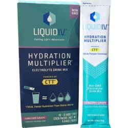 Bột điện giải Liquid I.V. Hydration Multiplier 10 gói (Concord Grape) 5 bot dien giai liquid iv hydration multiplier 10 goi concord grape 060325 ka