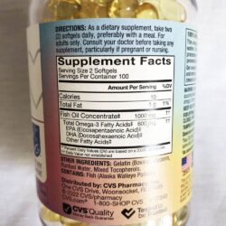 Dầu cá CVS Health Wild Alaskan Fish Oil 1000mg 200 Softgels 10 dau ca cvs health wild alaskan fish oil 1000mg 200 softgels 010325 kc