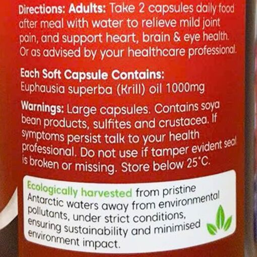 dau nhuyen the bioglan red krill oil double strength 1000mg 60 capsules 110325 kb