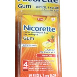 Kẹo cai thuốc Nicorette Gum Fruit Chill 4mg 20 viên 8 keo cai thuoc nicorette gum fruit chill 4mg 20 vien 280325 ka