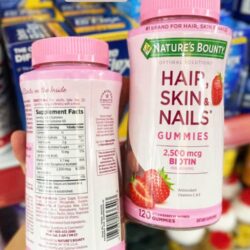 Kẹo dẻo làm đẹp da móng và tóc Nature’s Bounty Hair Skin & Nails Gummies 120 viên 3 keo deo lam dep da mong va toc natures bounty hair skin nails gummies 120 vien 280325 ka