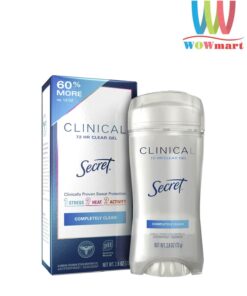 lan khu mui secret clinical soft solid 73g completely clean clear gel 110325 k