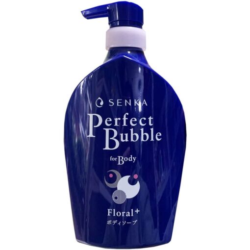 sua tam duong trang da shiseido senka perfect bubble for body floral 500ml 100325 kaa